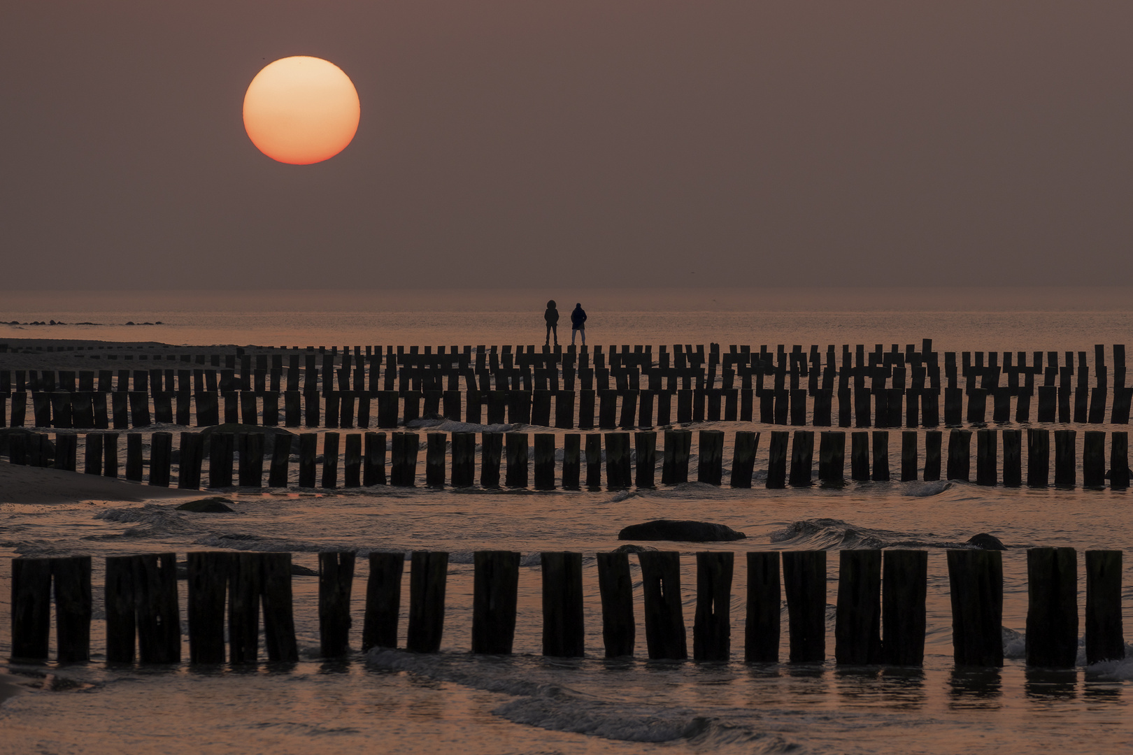 Sahara dust sundown