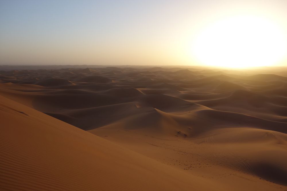 Sahara Sonnenuntergang