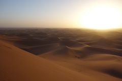 Sahara Sonnenuntergang