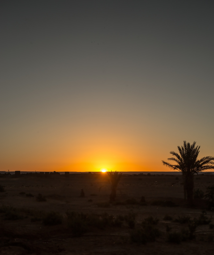 Sahara, Sonnenuntergang 