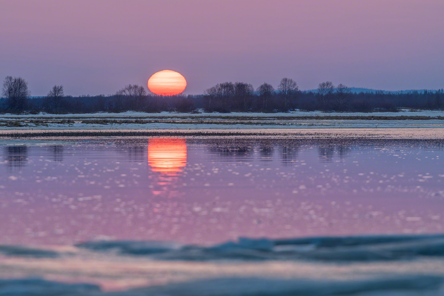 Sahara sunset / Sonnenuntergang