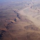 Sahara vom Flugzeug aus gesehen