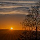 Saharanebel-Sonnenuntergang im Erzgebirge-3