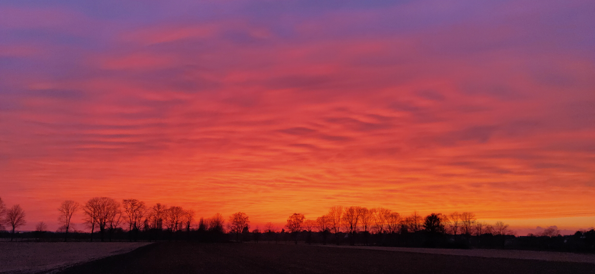 Saharastaub - Abendstimmung