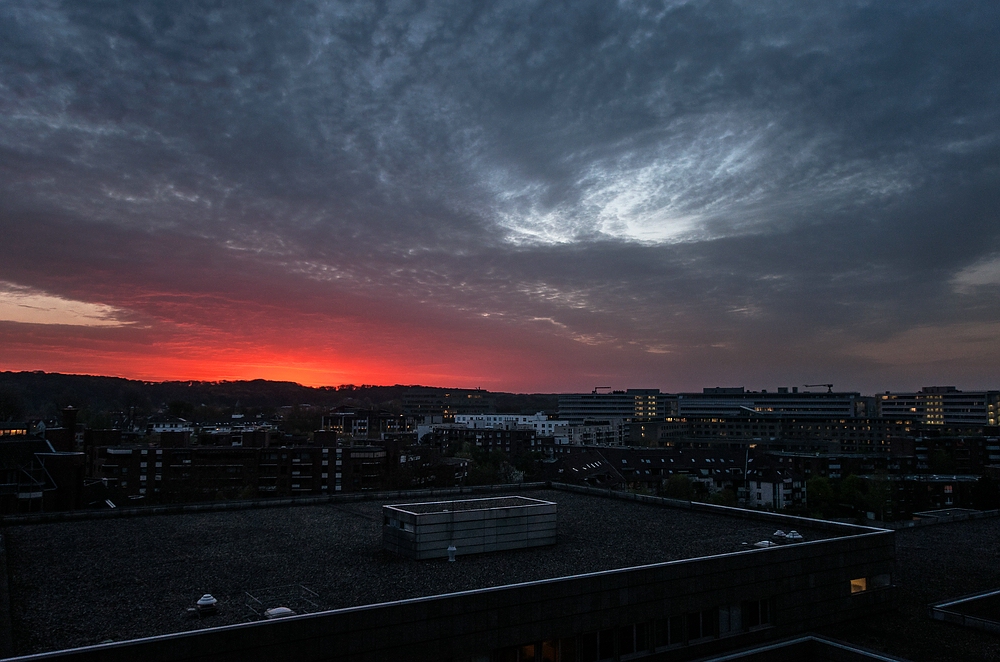 Saharastaub über Düsseldorf