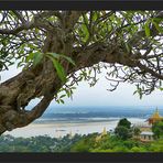 Saigaing Pagode mit Aussicht