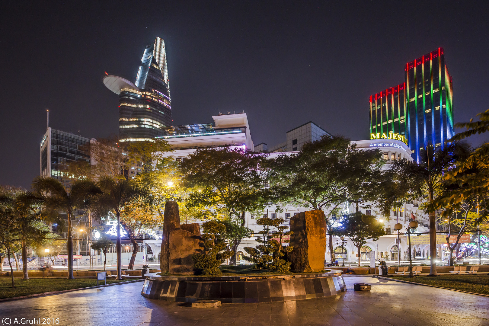 Saigon at night