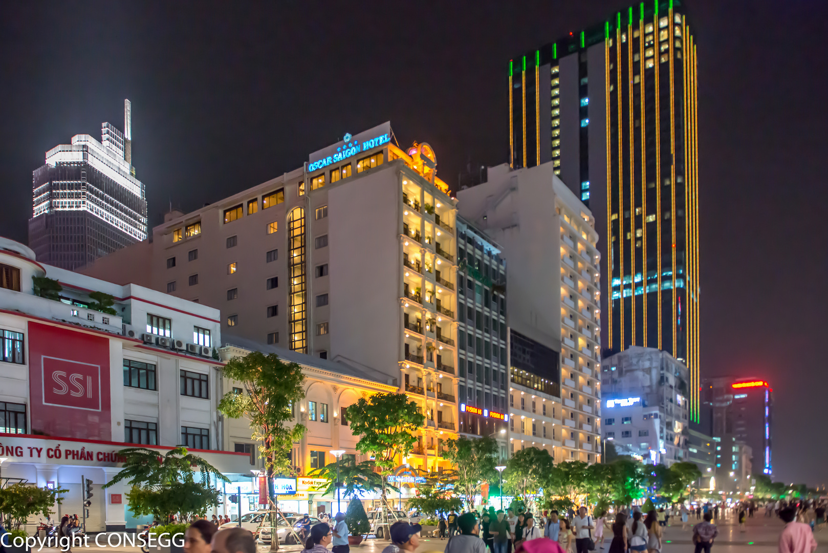 Saigon at night