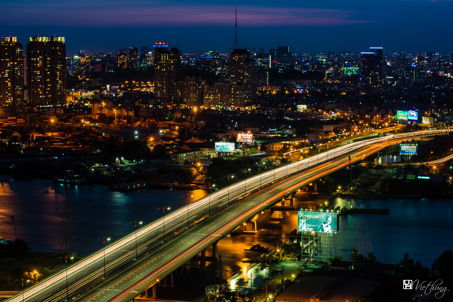 Saigon bridge - the door of the city!