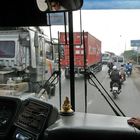 Saigon - der Straßenverkehr wird dichter