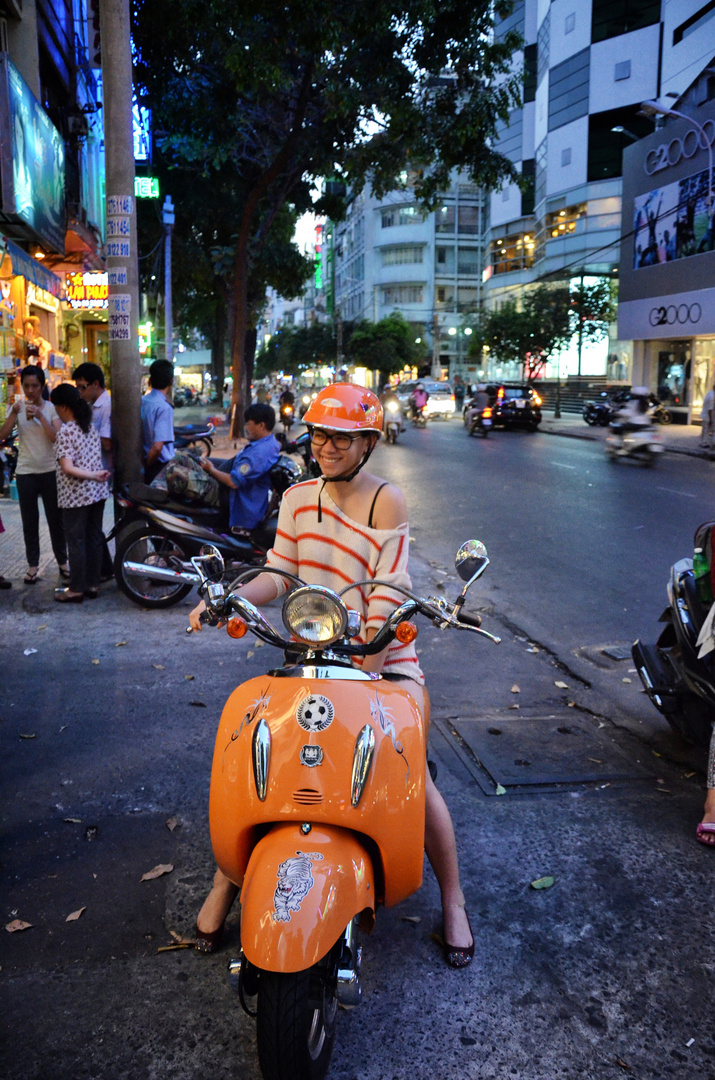 Saigon Orange Girl