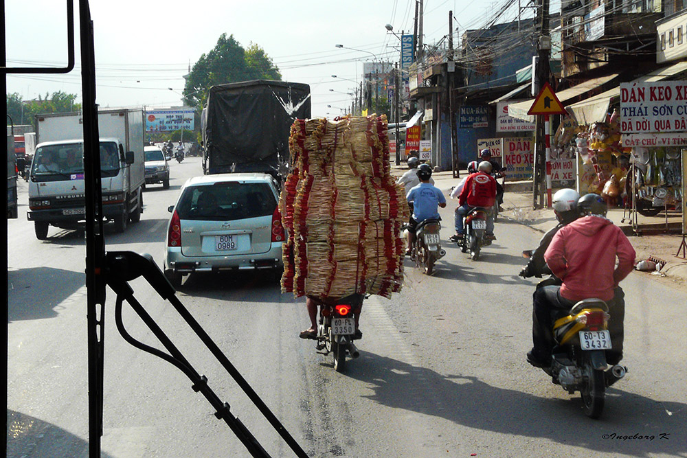 Saigon - Straßenverkehr -