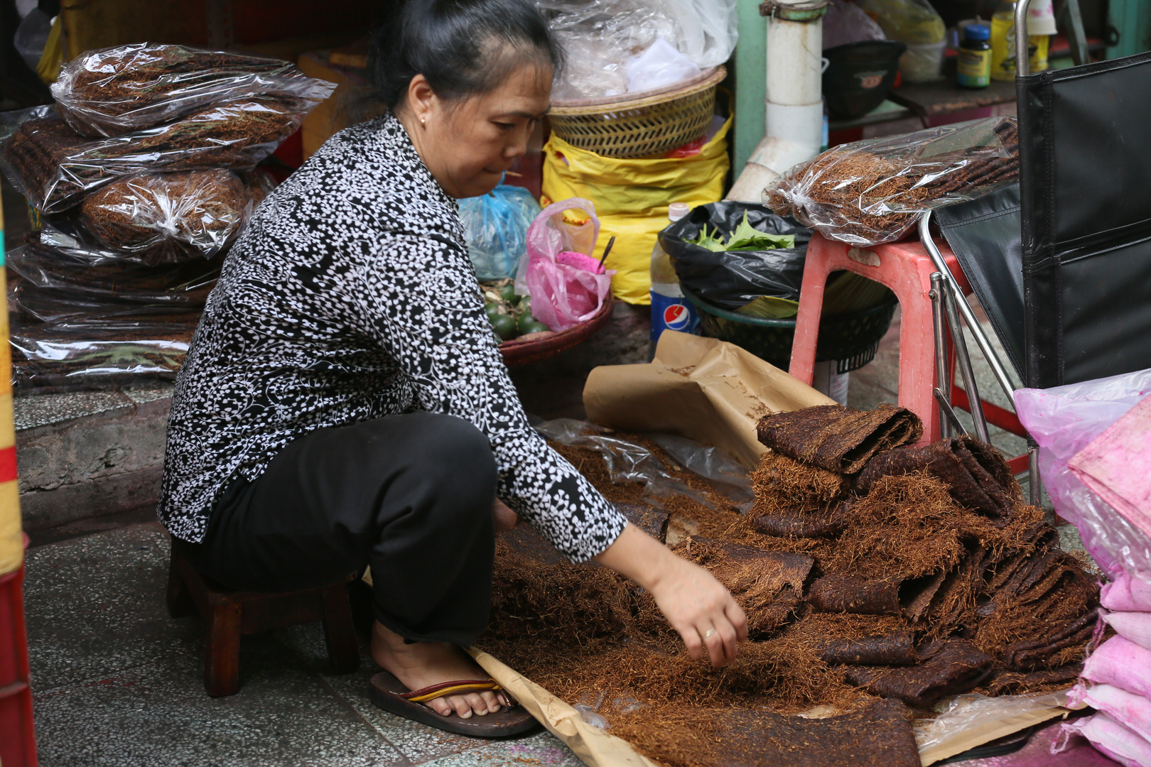 Saigon, Tabakhändlerin