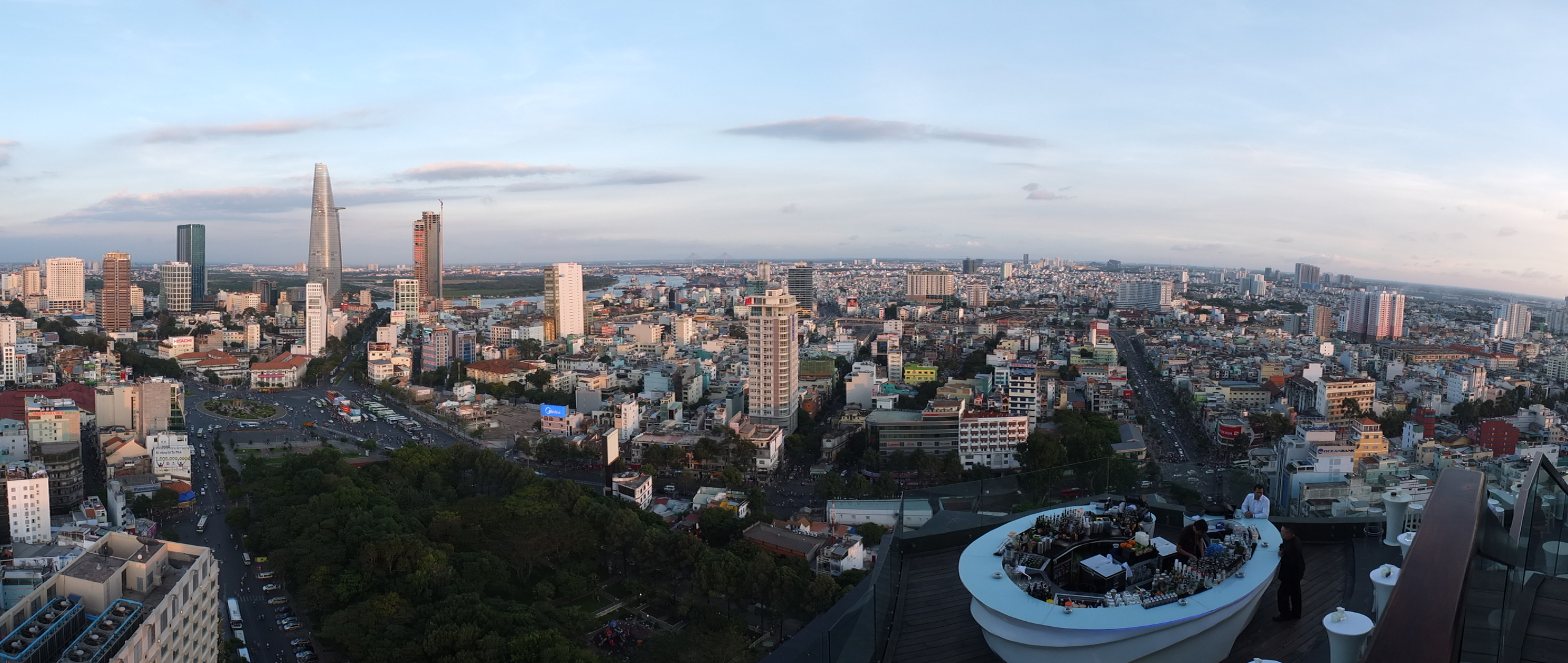 Saigon von der Bar aus betrachtet