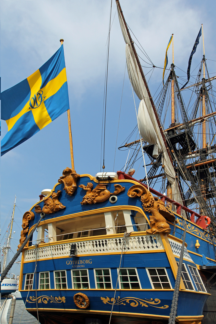 Sail 2015 - Götheborg- Heck - Spiegel