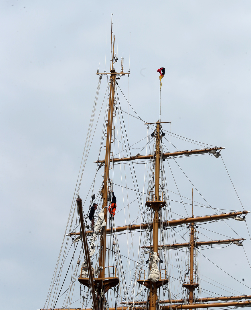 Sail 2015 - Luftiger Arbeitsplatz