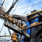 Sail Amsterdam - Die Götheborg - Anker