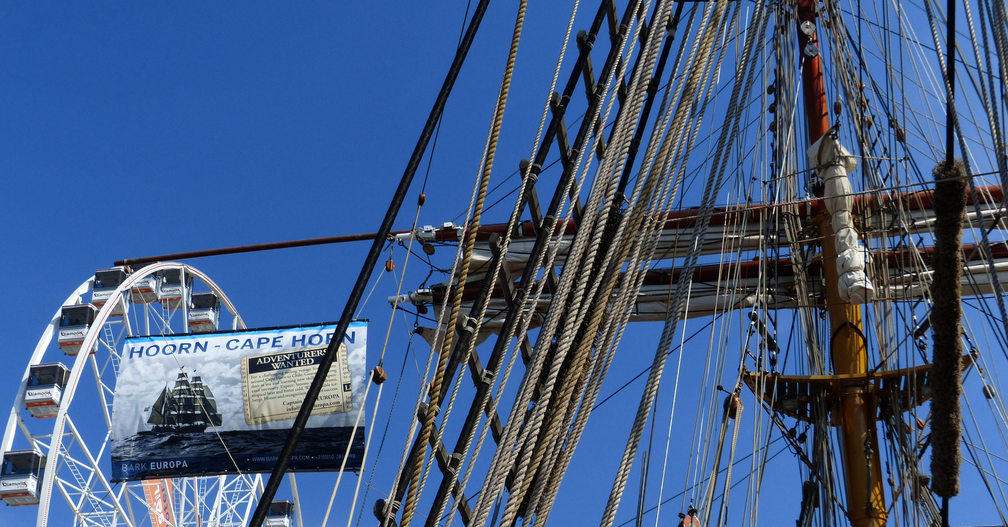 Sail Amsterdam - Takelage Bark Europa