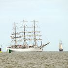 Sail Bremerhaven 2015, Großsegler auf Reede