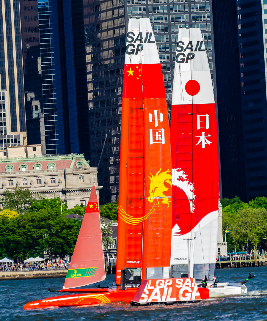 Sail GP New York City Harbor