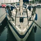 Sailboat in harbour