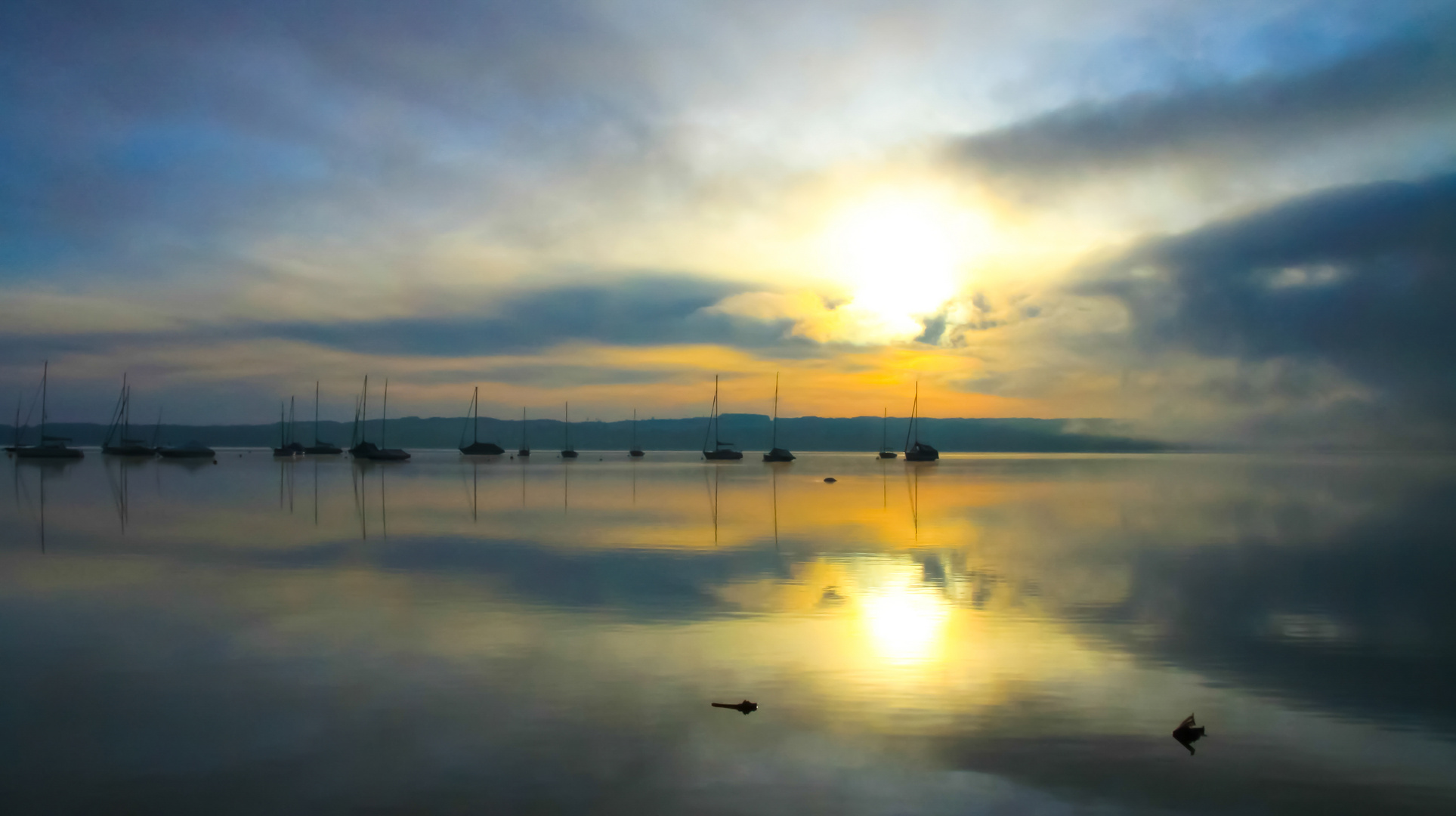 Sailboats and Sunrise