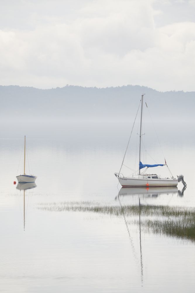 sailboats in Cap Rouge, Canada