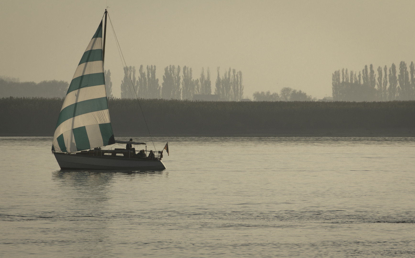 sailing home