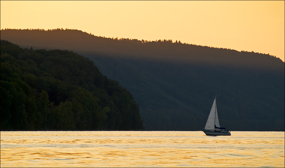 sailing home