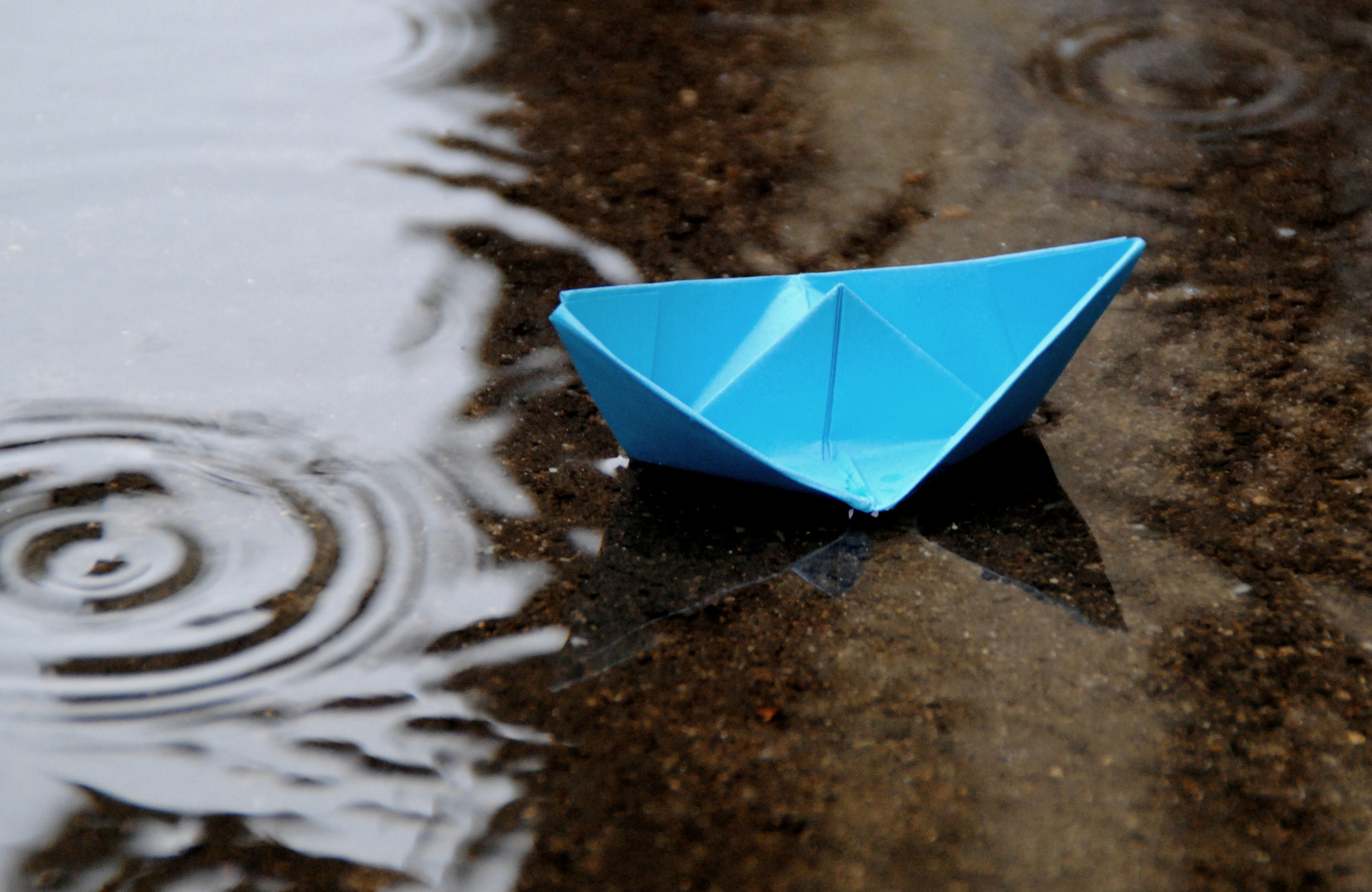 Sailing in a paper boat