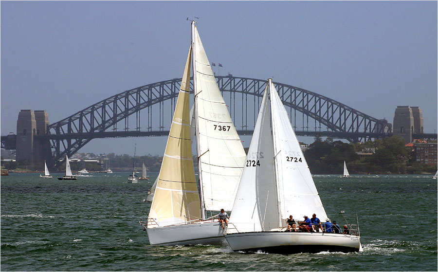 Sailing in Sydney...