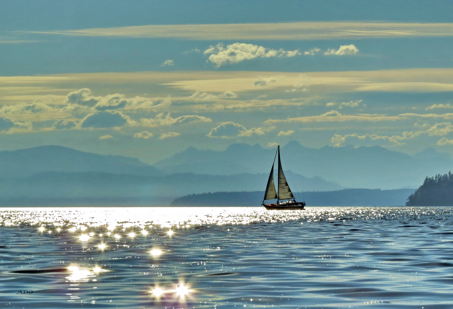 Sailing into the Evening