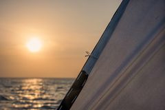 Sailing into the sunset