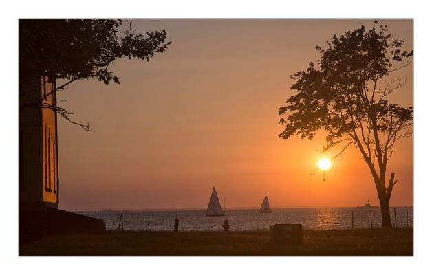 Sailing into the sunset