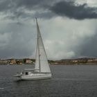 Sailing off the coast of Västra Götalands Län