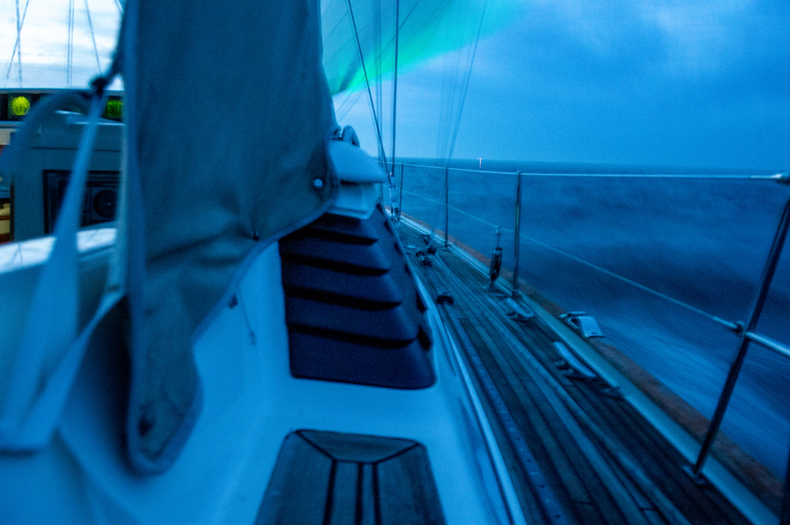 sailing through the night