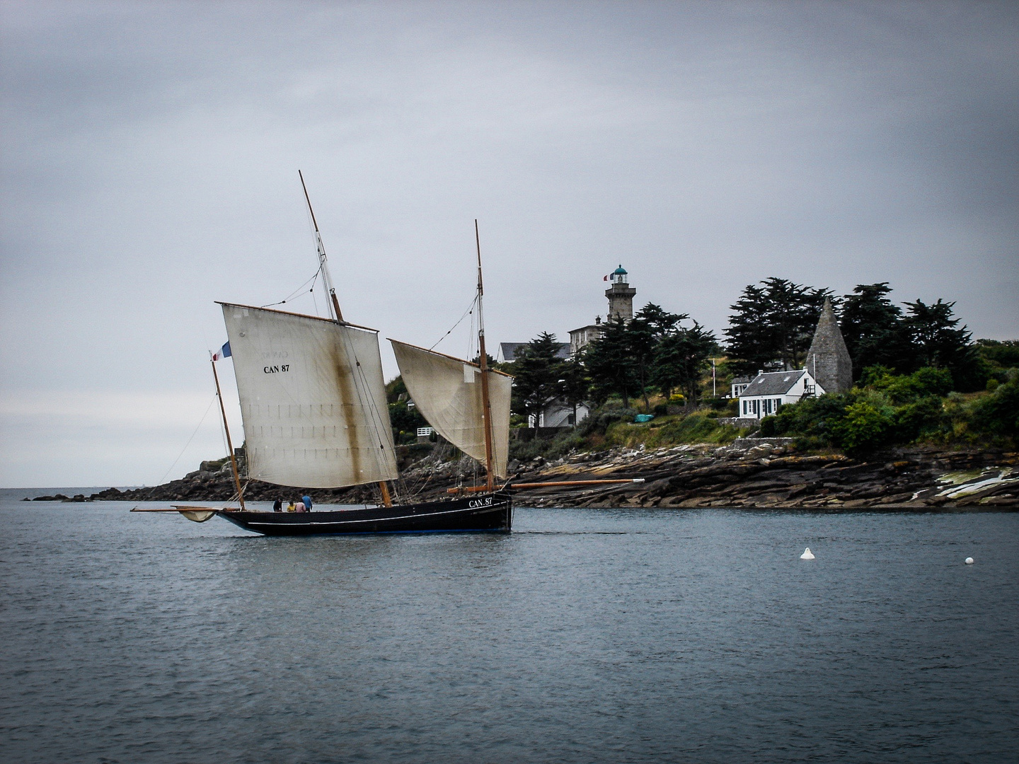 sailing to the island