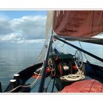 sailing with the Courier (on the Ijselmeer I ) NL