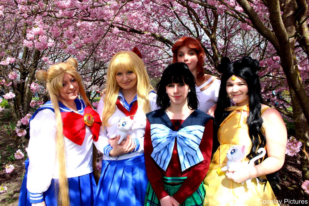 Sailor Moon auf der Hanami in Berlin