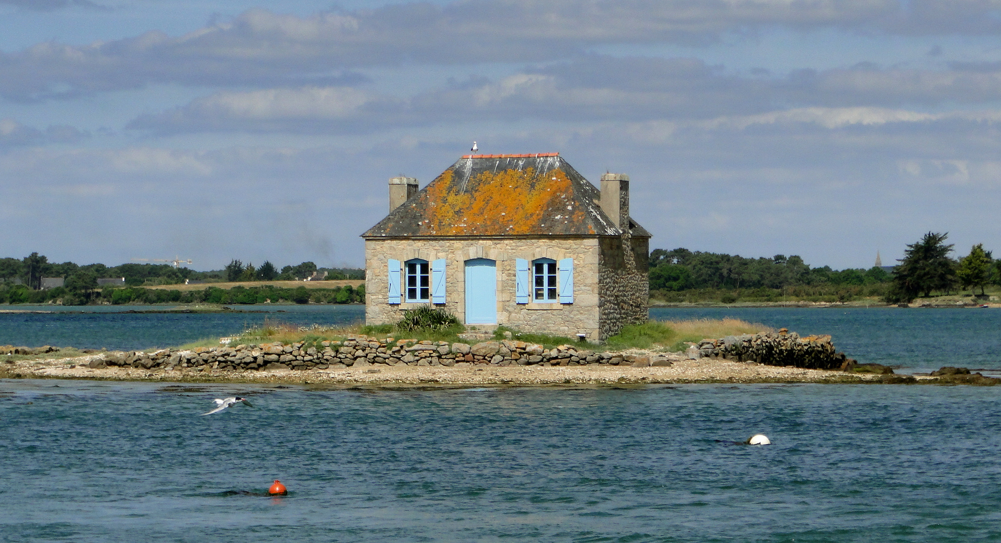 Saint Cado ........... das Häuschen auf der Insel