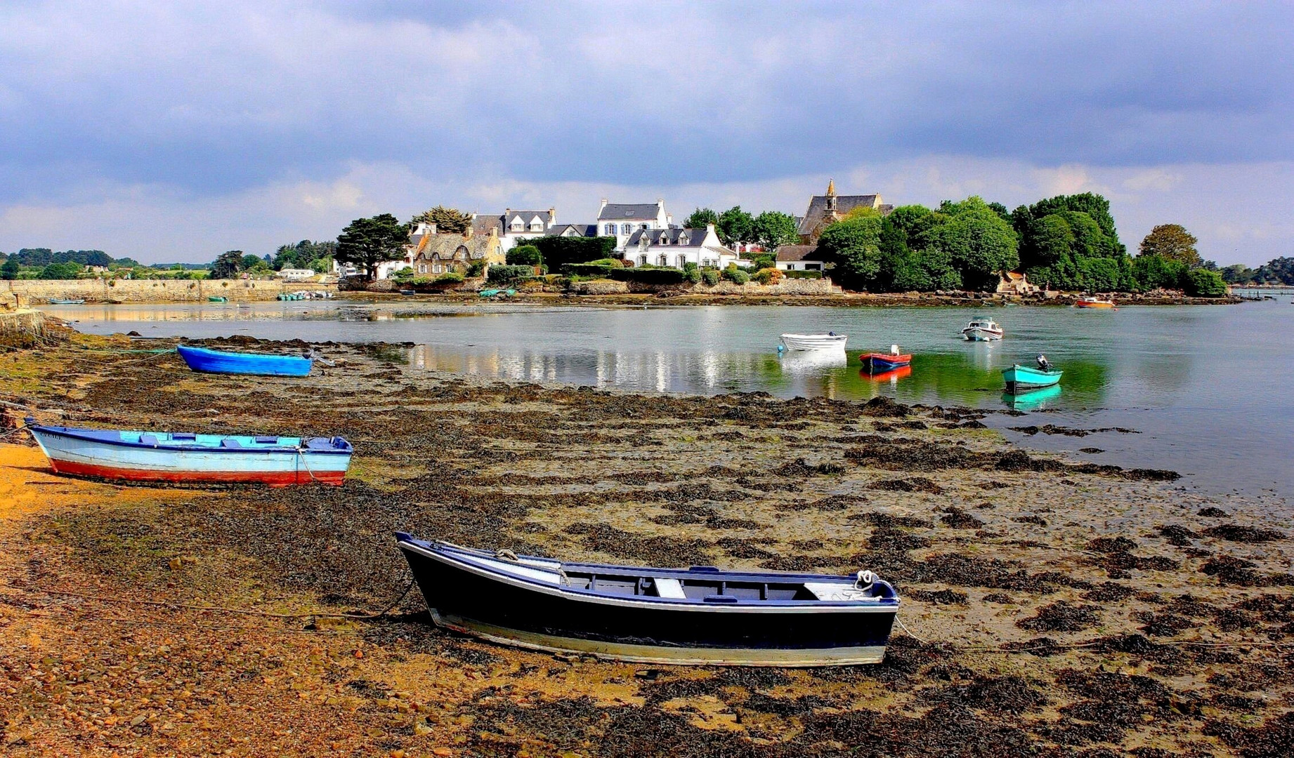 Saint-Cado Marée basse