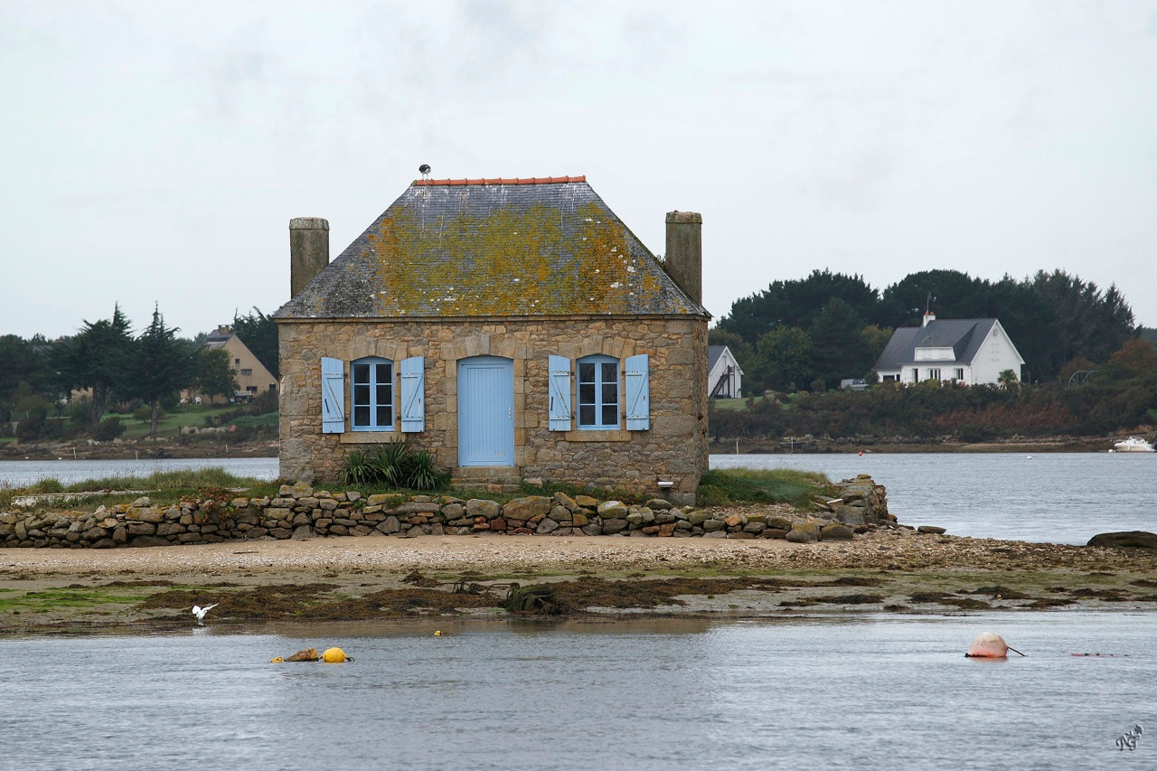 Saint-Cado , sur la rivière d'Etel