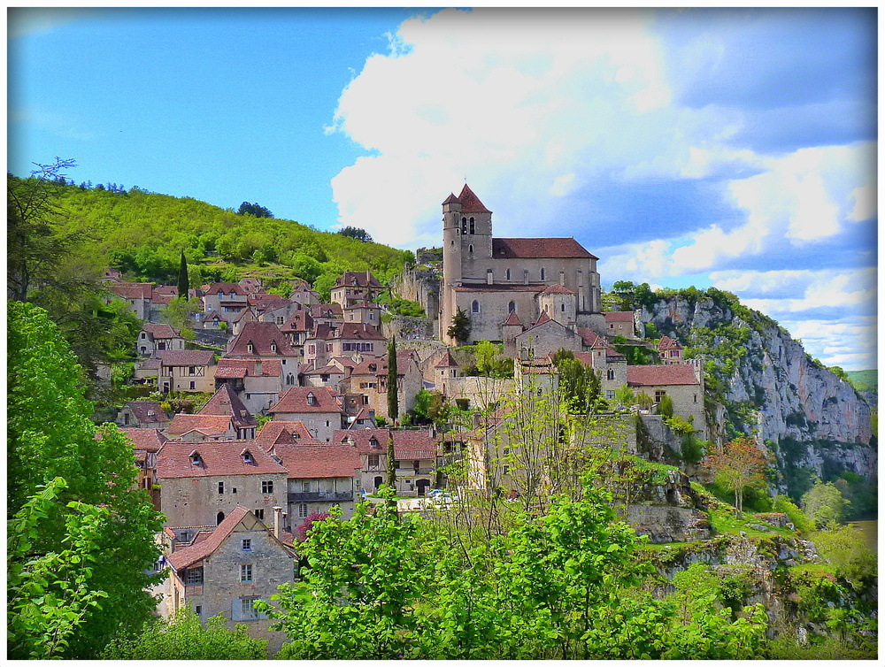 Saint Cirq-Lapopie 2 photo et image | carte postale, st ...