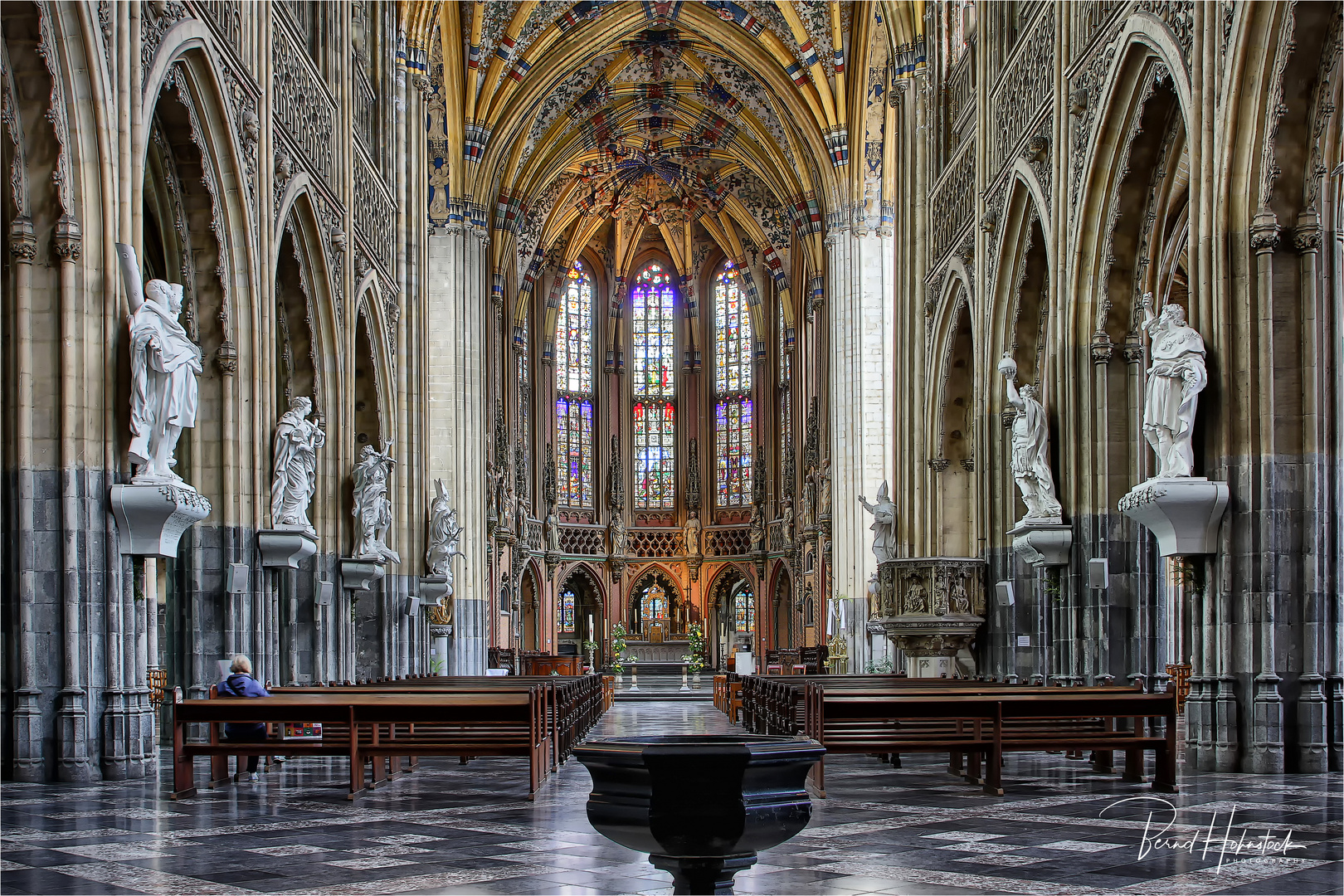 SaintJacquesleMineur von Lüttich. Foto & Bild kirche, stille