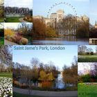 Saint James Park/ St. Jame's Park, London mit London Eye