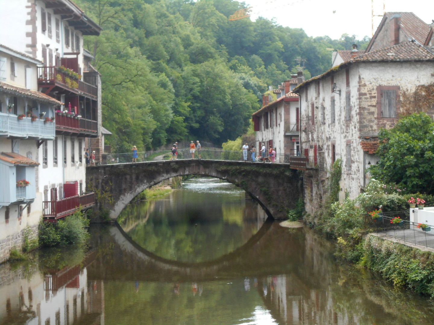 Saint-Jean-Pied-de-Port dans les Pyrénées Atlantiques