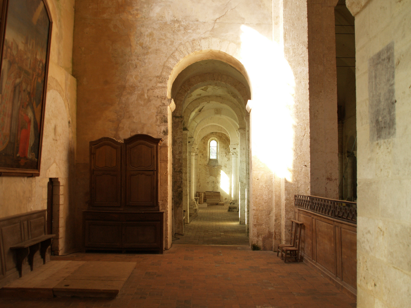 Saint loup de naud, vue de la Nef