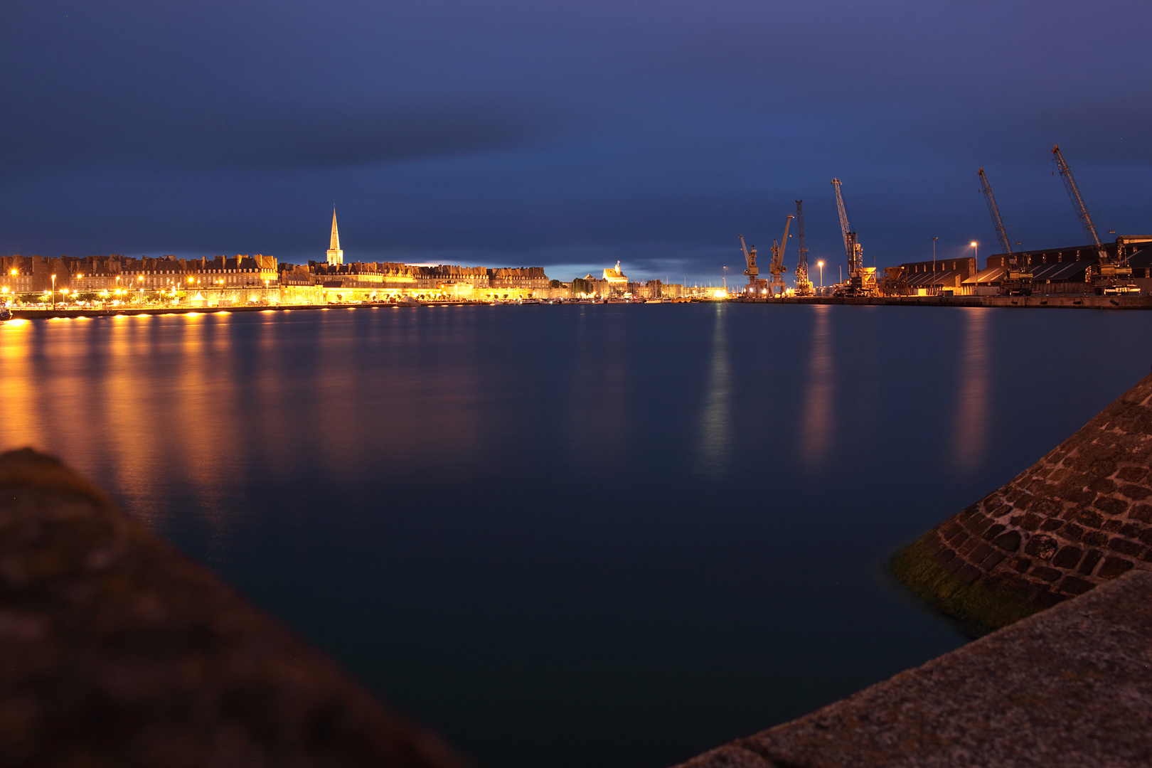 Saint-Malo by night