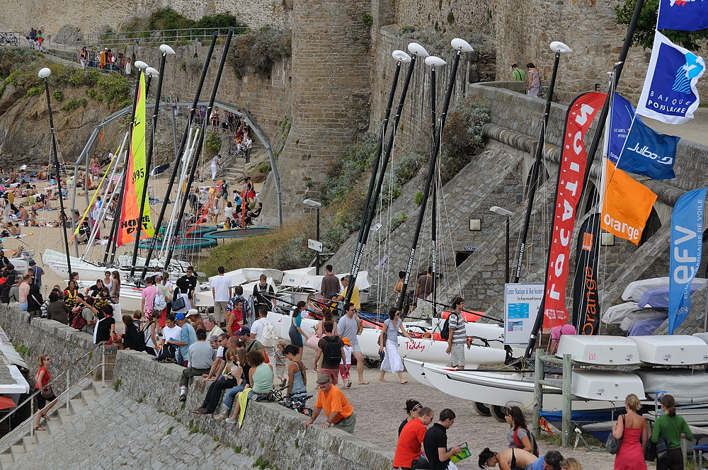 Saint-Malo, die einen suchen den Trubel...