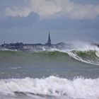 Saint Malo vu de Saint Lunaire